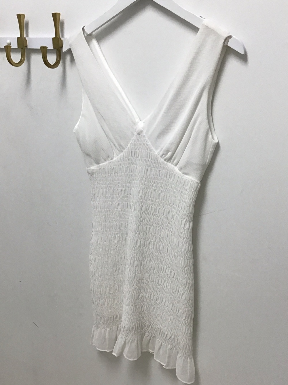 She + Sky White Mini Dress
